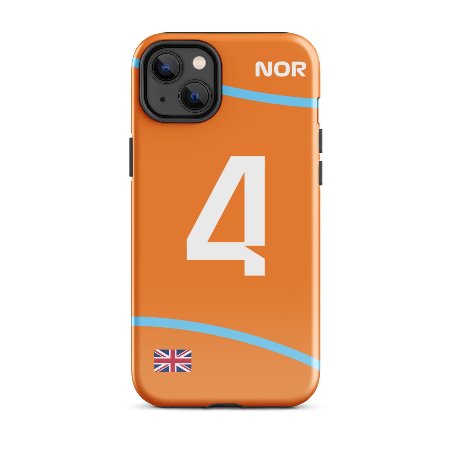 Lando Norris Though iPhone Case 14 plus