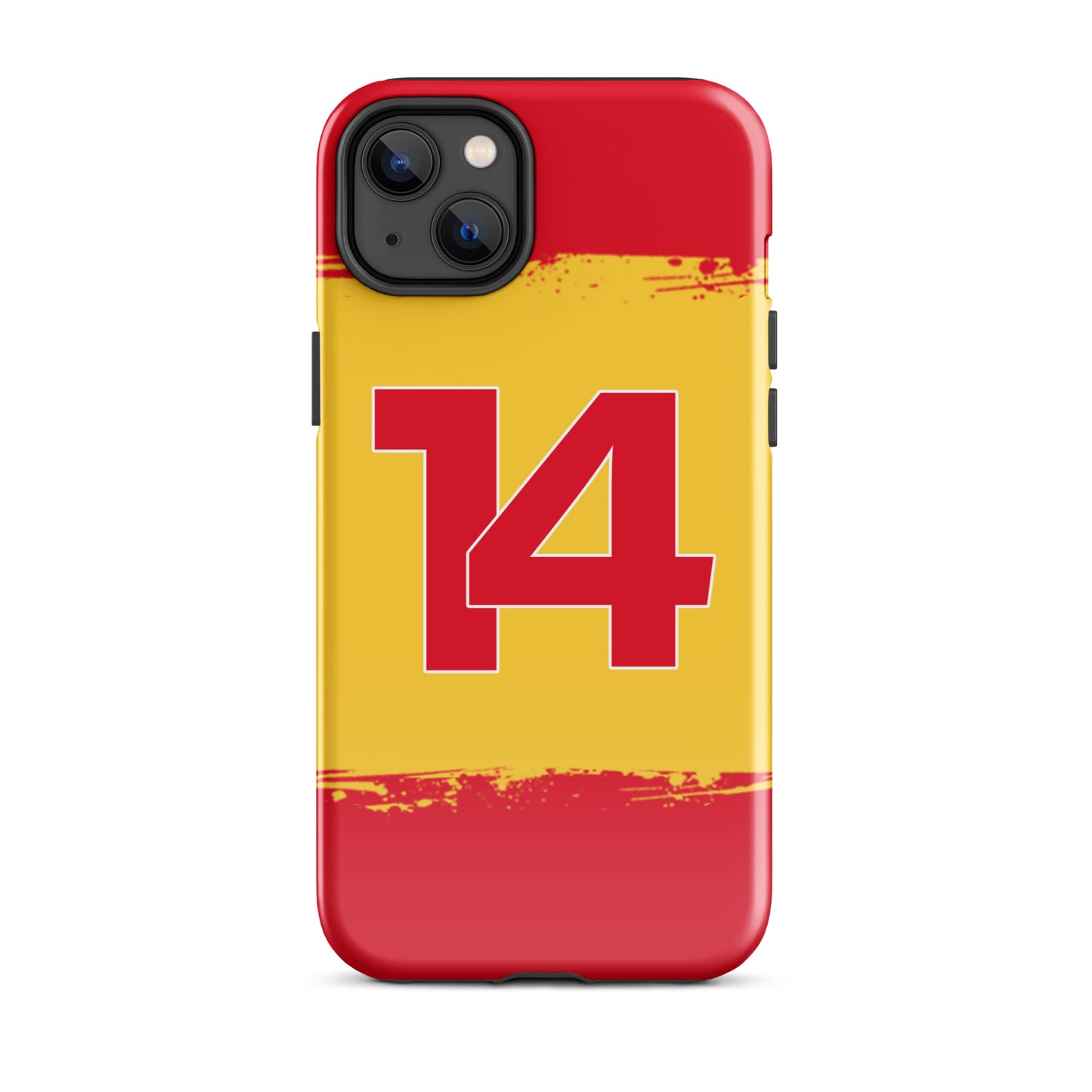 Fernando Alonso Spain iPhone 14 plus glossy case