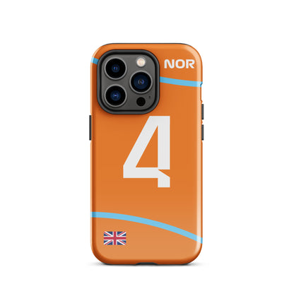 Lando Norris Though iPhone Case 14 pro