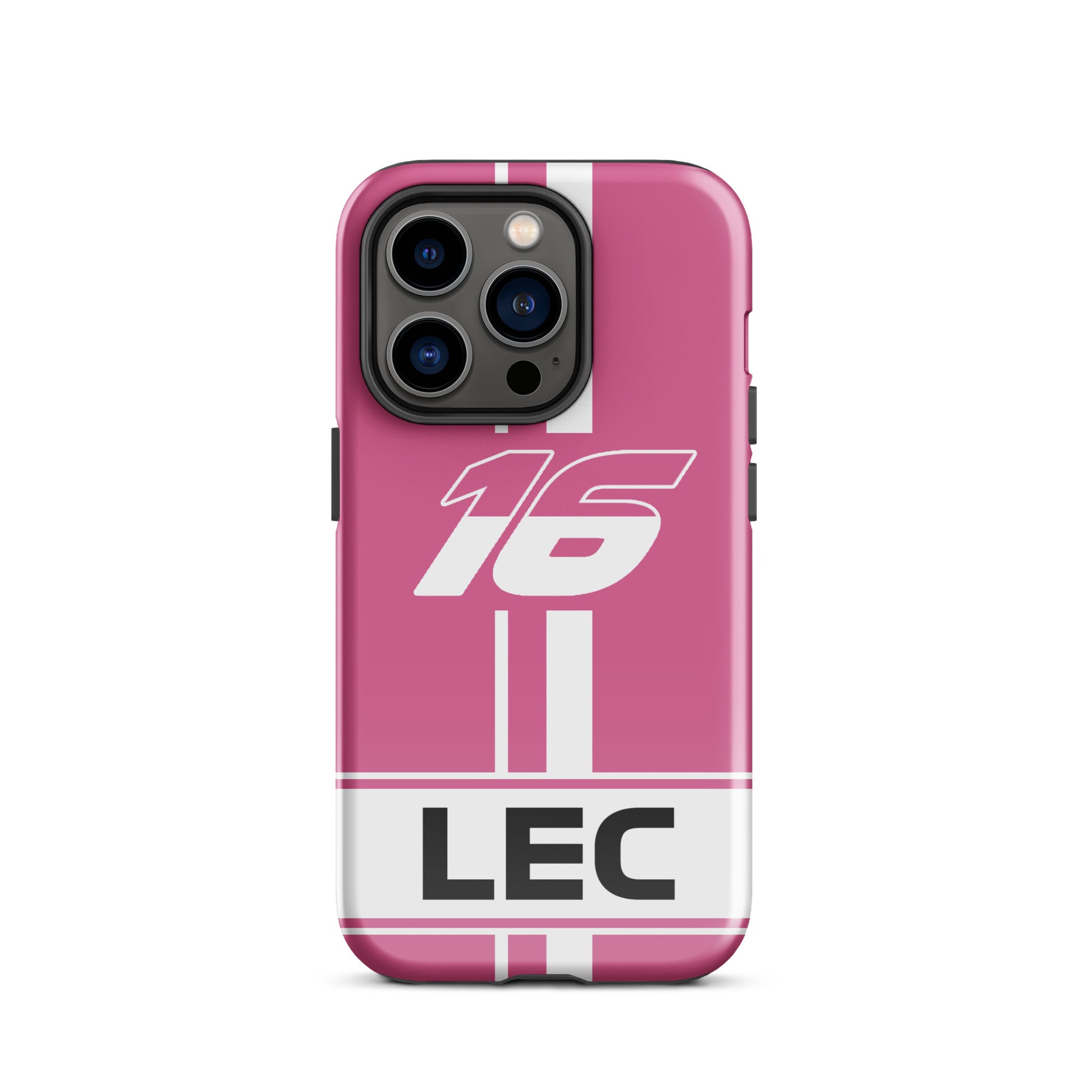 Charles Leclerc Miami GP Though iPhone 14 pro glossy case