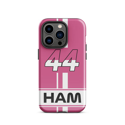 Lewis Hamilton Miami Tough iPhone 14 pro glossy case