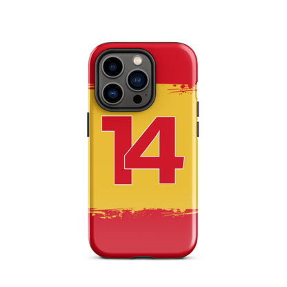 Fernando Alonso Spain iPhone 14 pro glossy case
