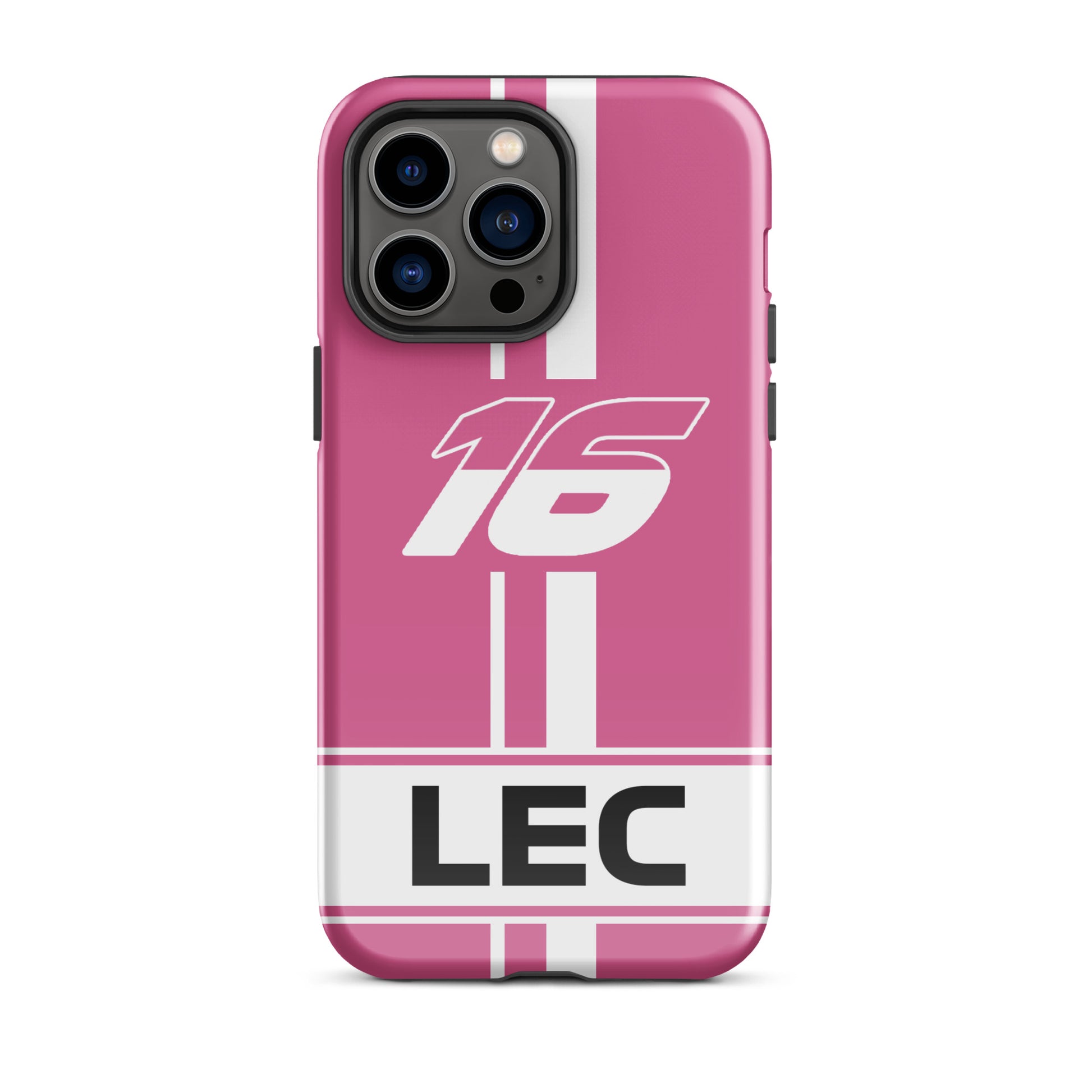 Charles Leclerc Miami GP Though iPhone 14 pro max glossy case