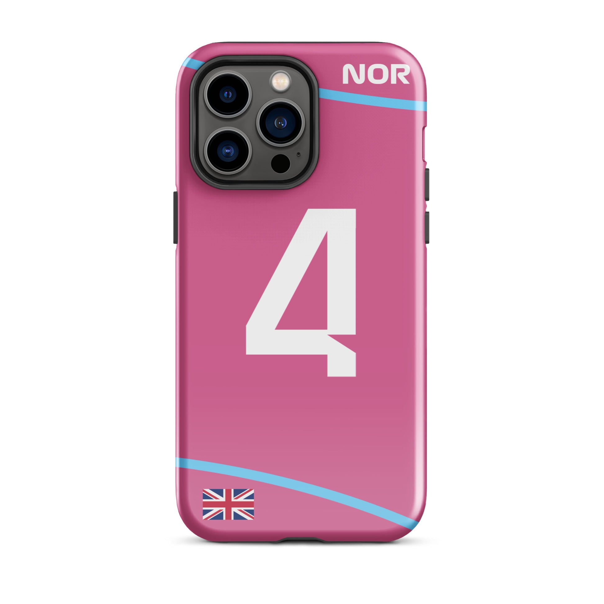 Lando Norris Miami GP Tough iPhone 14 pro max glossy case