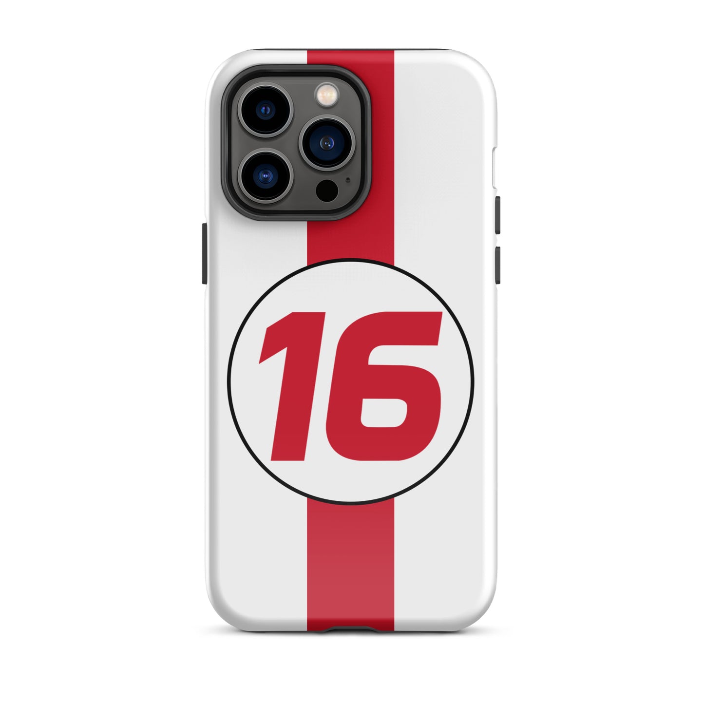 Charles Leclerc Monaco iPhone 14 pro max glossy case