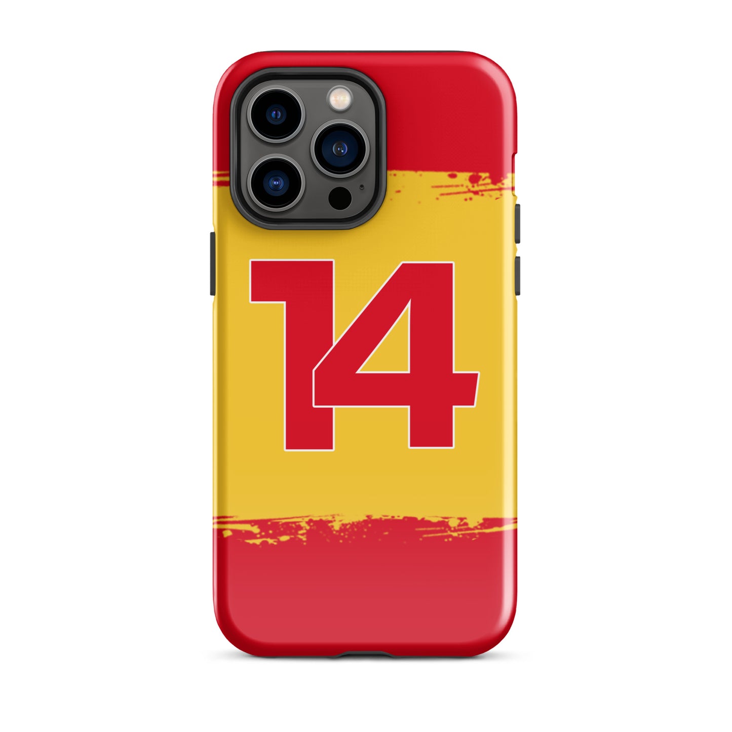 Fernando Alonso Spain iPhone 14 pro max glossy case