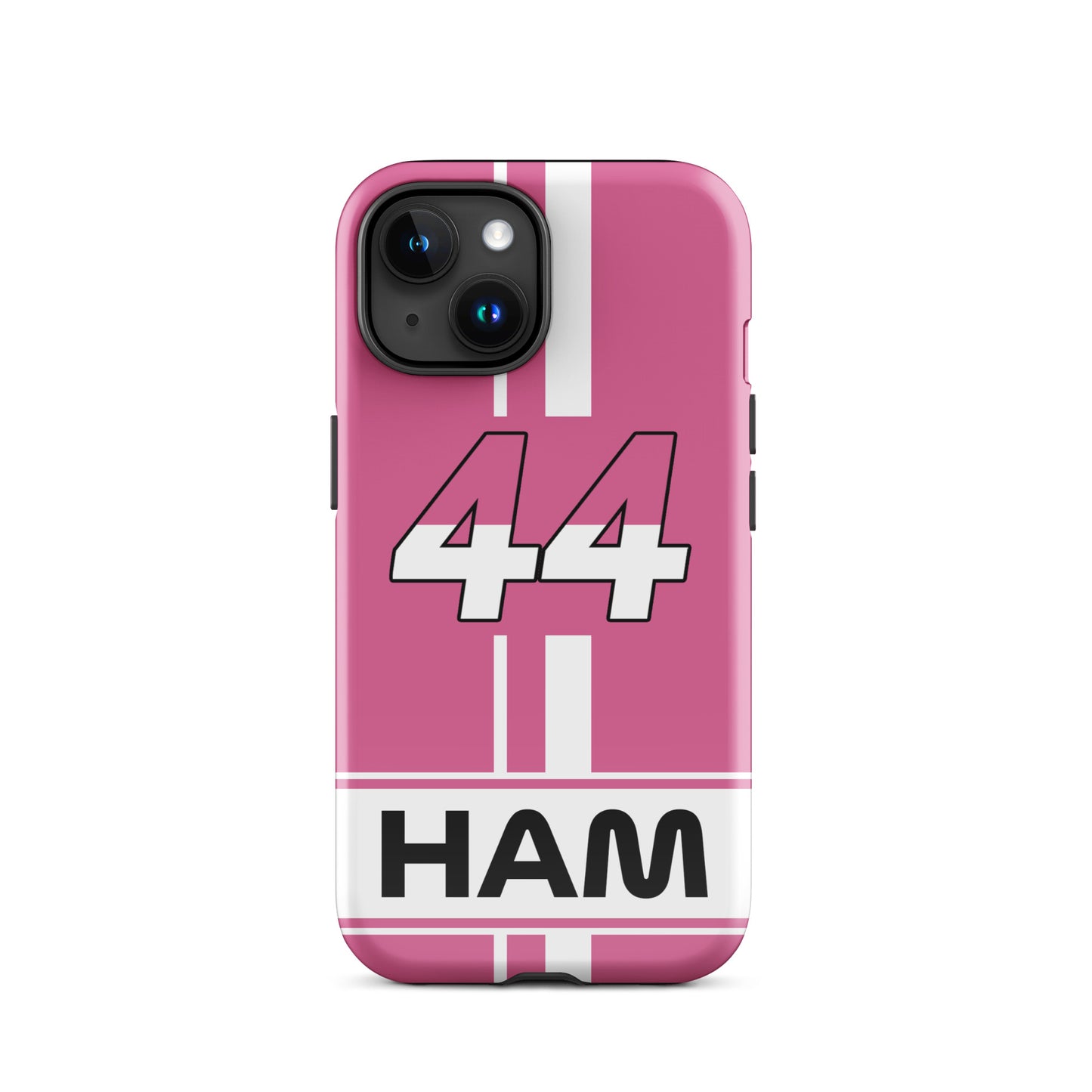 Lewis Hamilton Miami Tough iPhone 15 glossy case