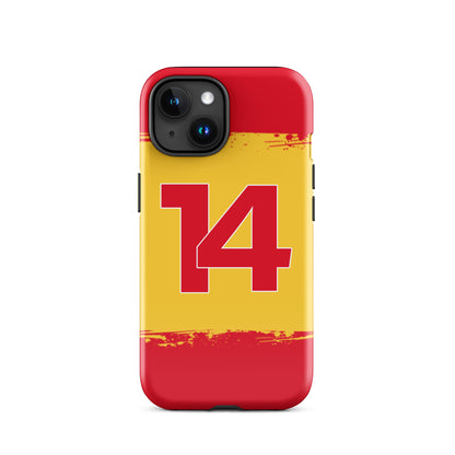 Fernando Alonso Spain iPhone 15 glossy case