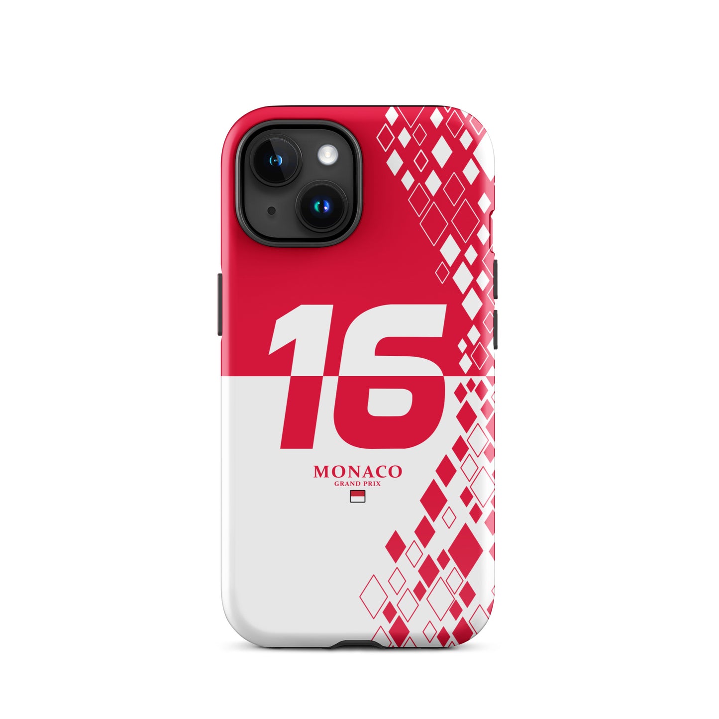 Charles Leclerc 16 Monaco iPhone 15 glossy case