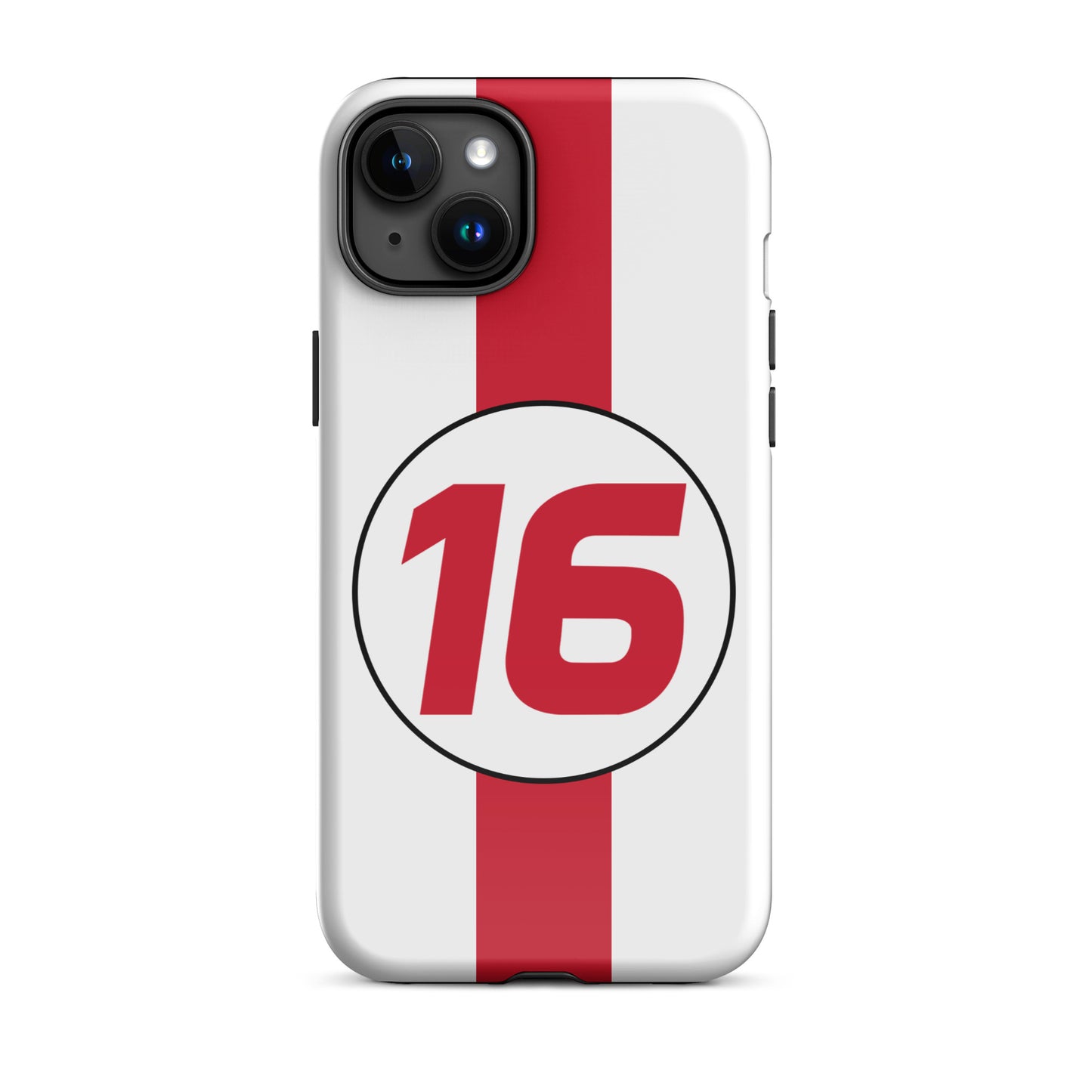 Charles Leclerc Monaco iPhone 15 plus glossy case