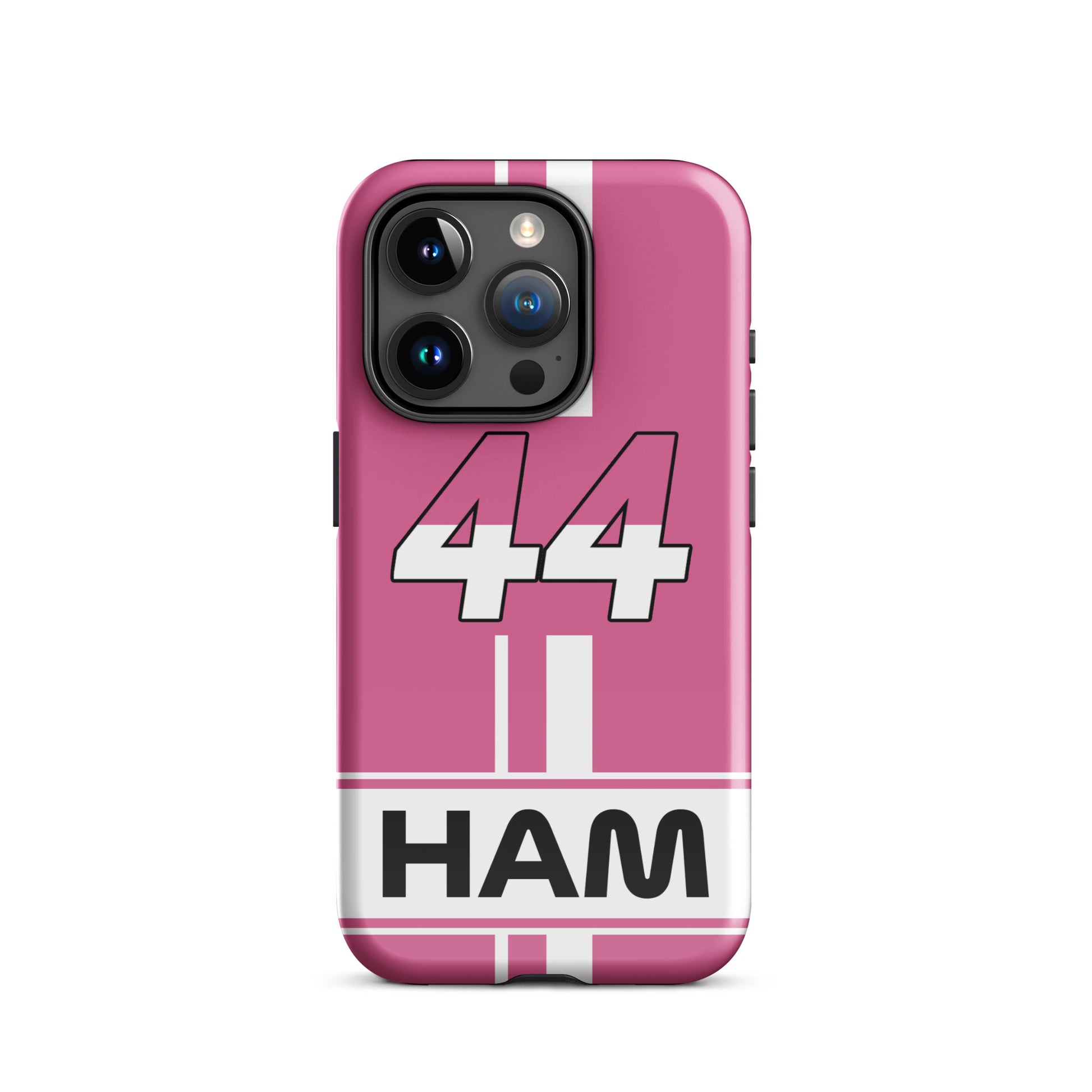 Lewis Hamilton Miami Tough iPhone 15 pro glossy case