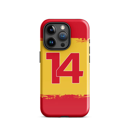 Fernando Alonso Spain iPhone 15 pro glossy case