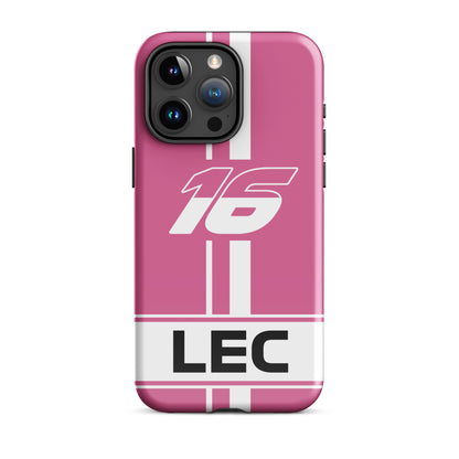 Charles Leclerc Miami GP Though iPhone 15 pro max glossy case