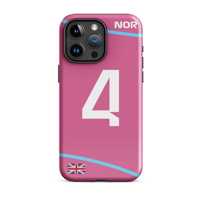 Lando Norris Miami GP Tough iPhone 15 pro max glossy case