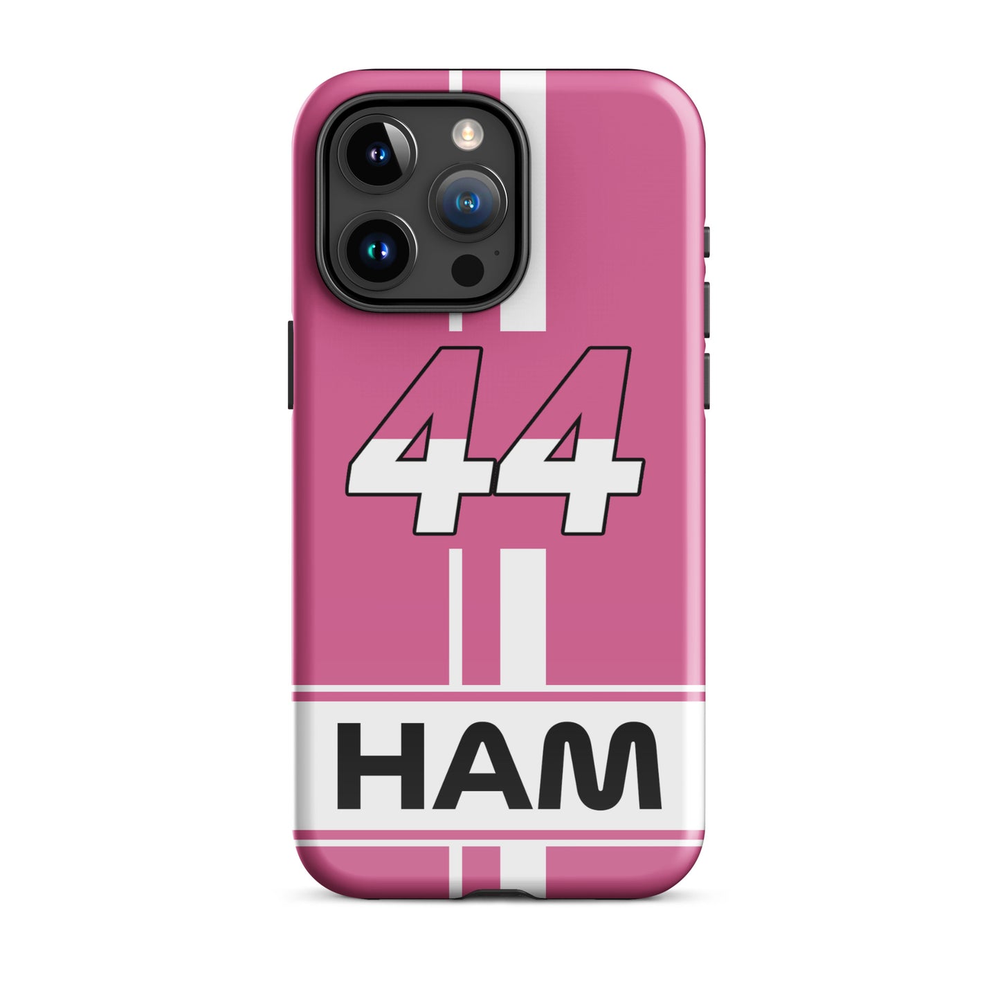 Lewis Hamilton Miami Tough iPhone 15 pro max glossy case
