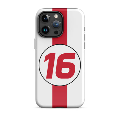 Charles Leclerc Monaco iPhone 15 pro max glossy case