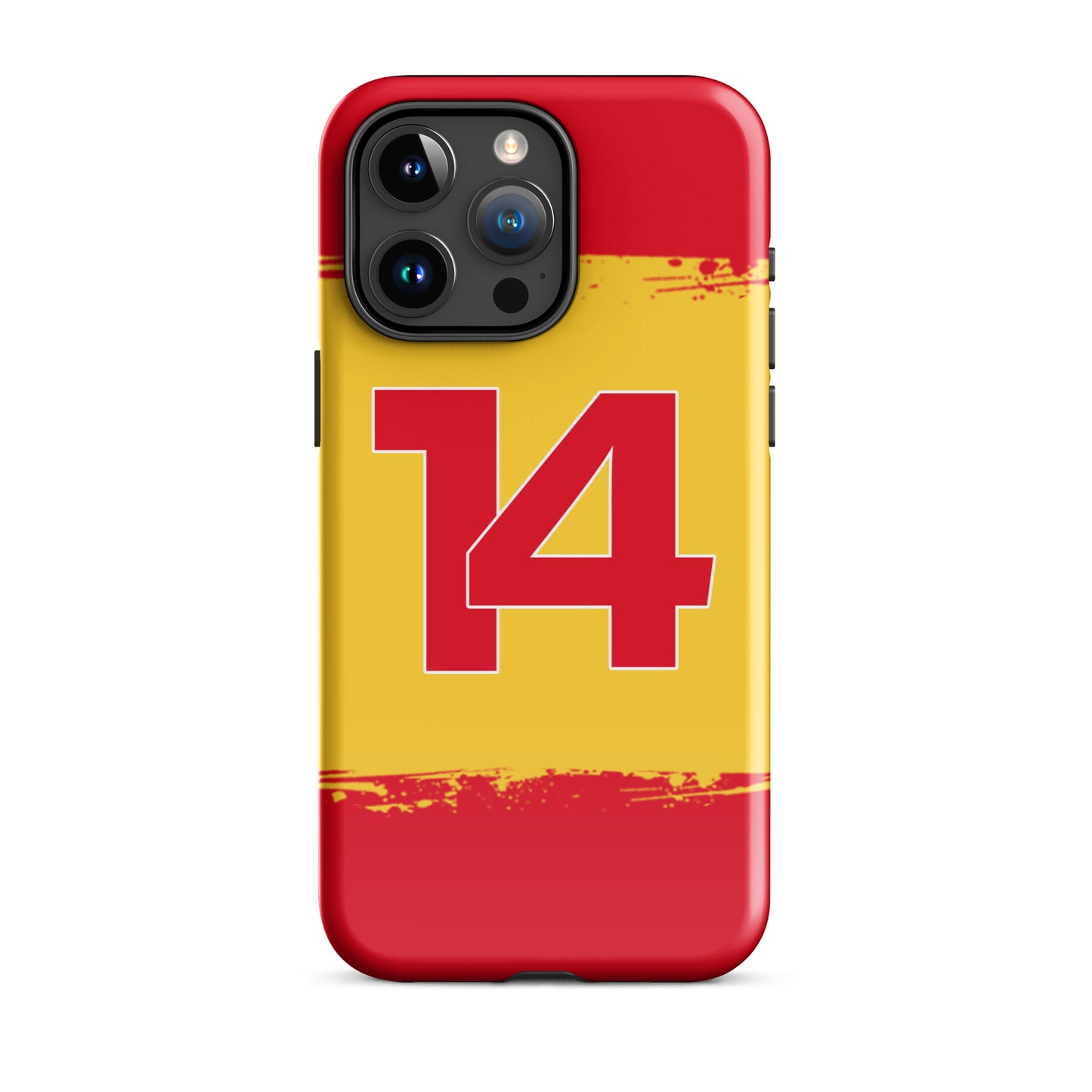 Fernando Alonso Spain iPhone 15 pro max glossy case