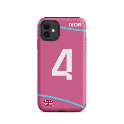 Lando Norris Miami GP Tough iPhone Case 11 matte case