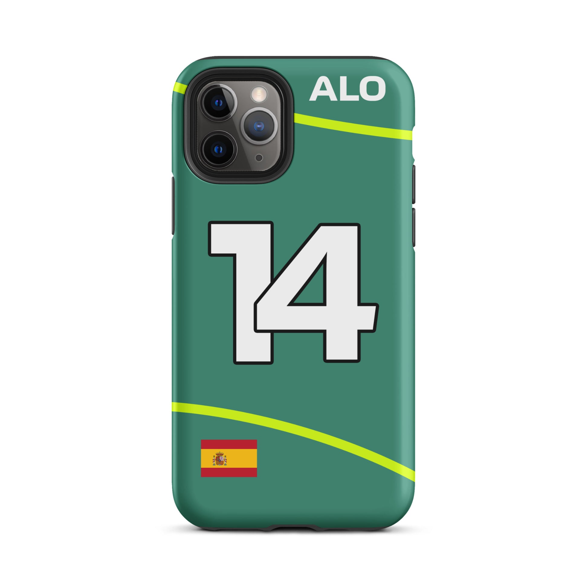 Fernando Alonso Aston Martin Tough iPhone Case 11 pro