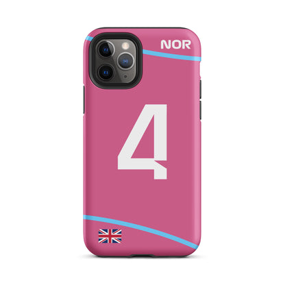 Lando Norris Miami GP Tough iPhone Case 11 pro matte case