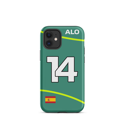 Fernando Alonso Aston Martin Tough iPhone Case 12 mini