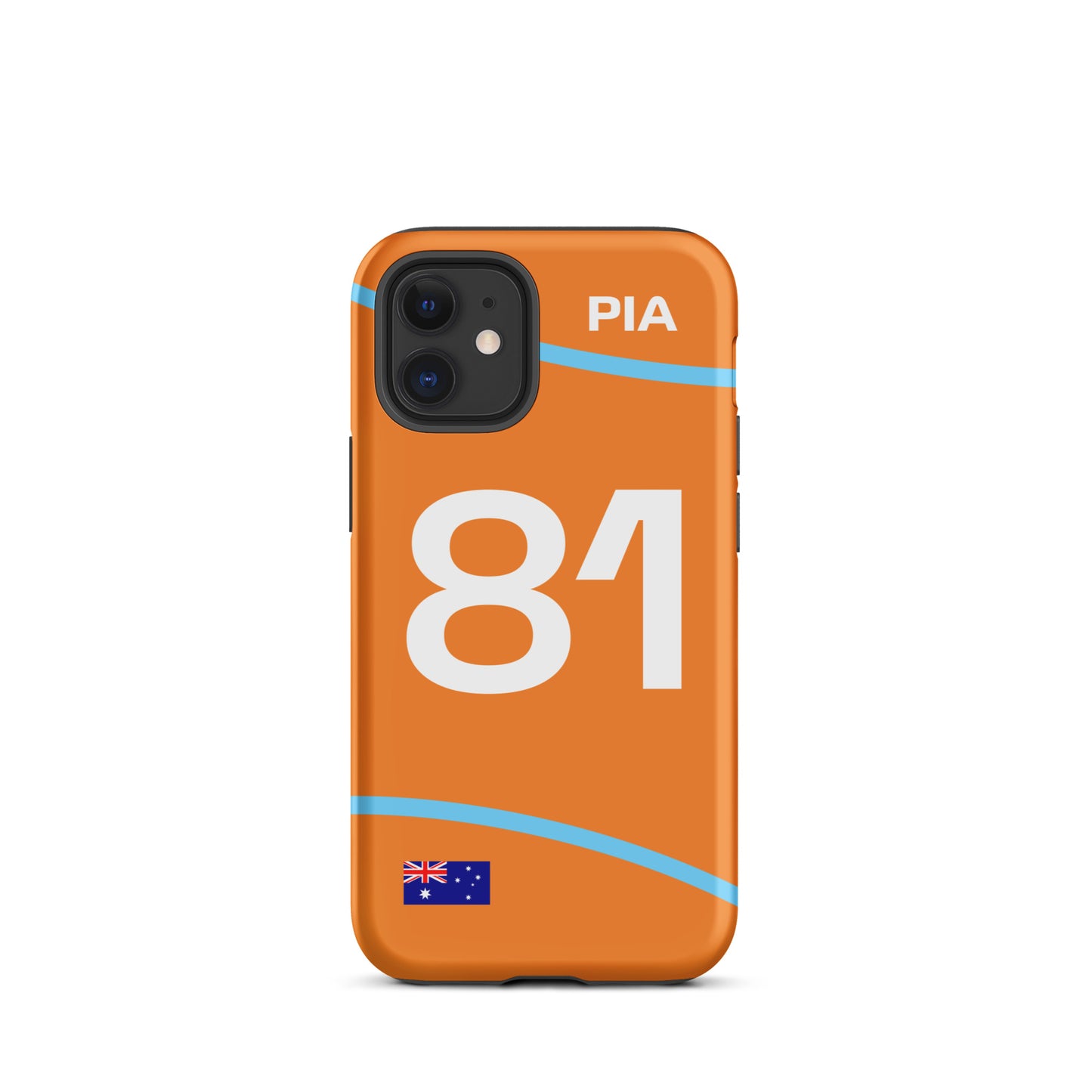 Oscar Piastri McLaren Tough iPhone Case 12 mini