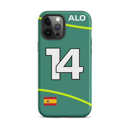 Fernando Alonso Aston Martin Tough iPhone Case 12 pro max