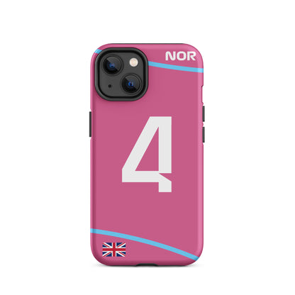 Lando Norris Miami GP Tough iPhone 14 matte case