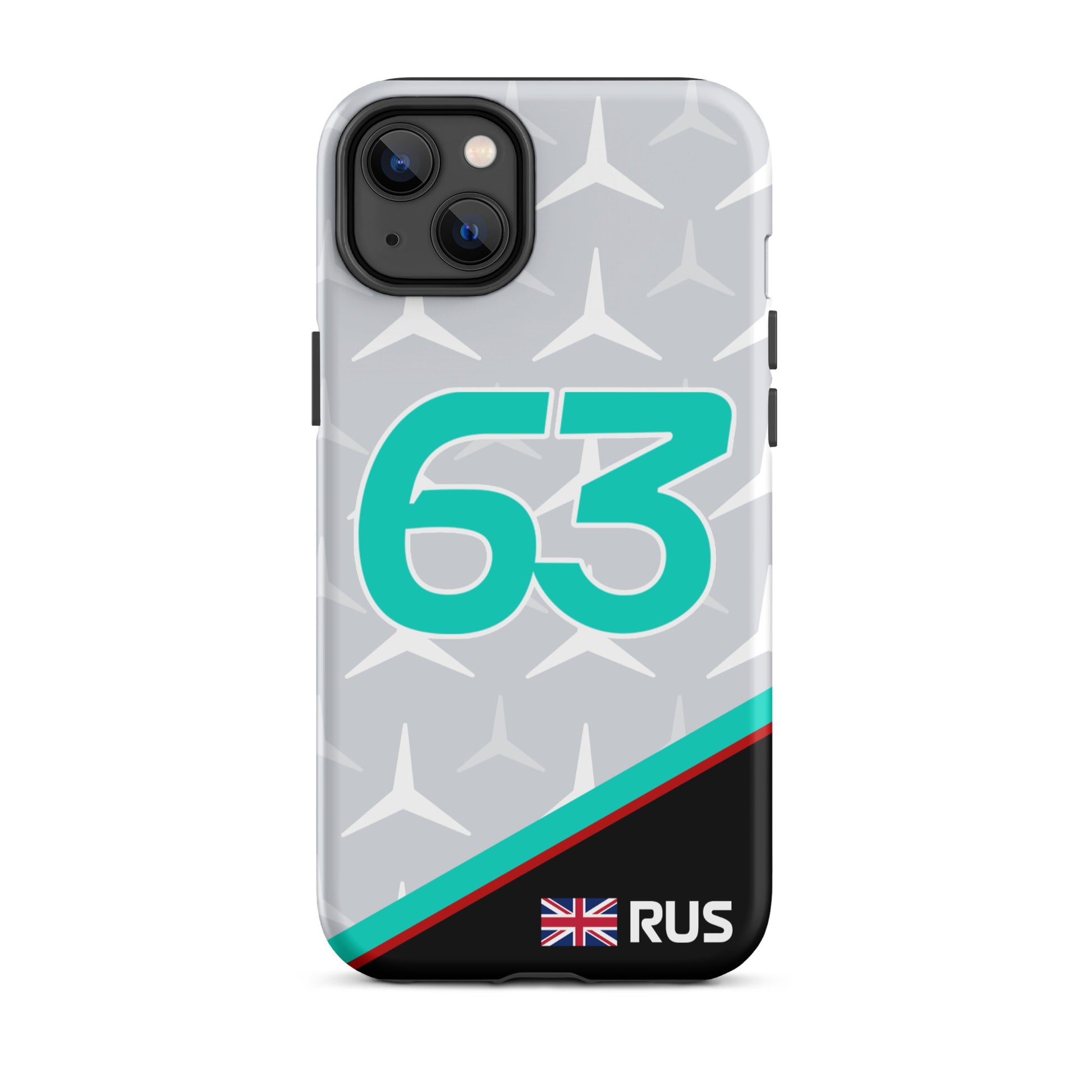 George Russell Tough iPhone Case 14 plus