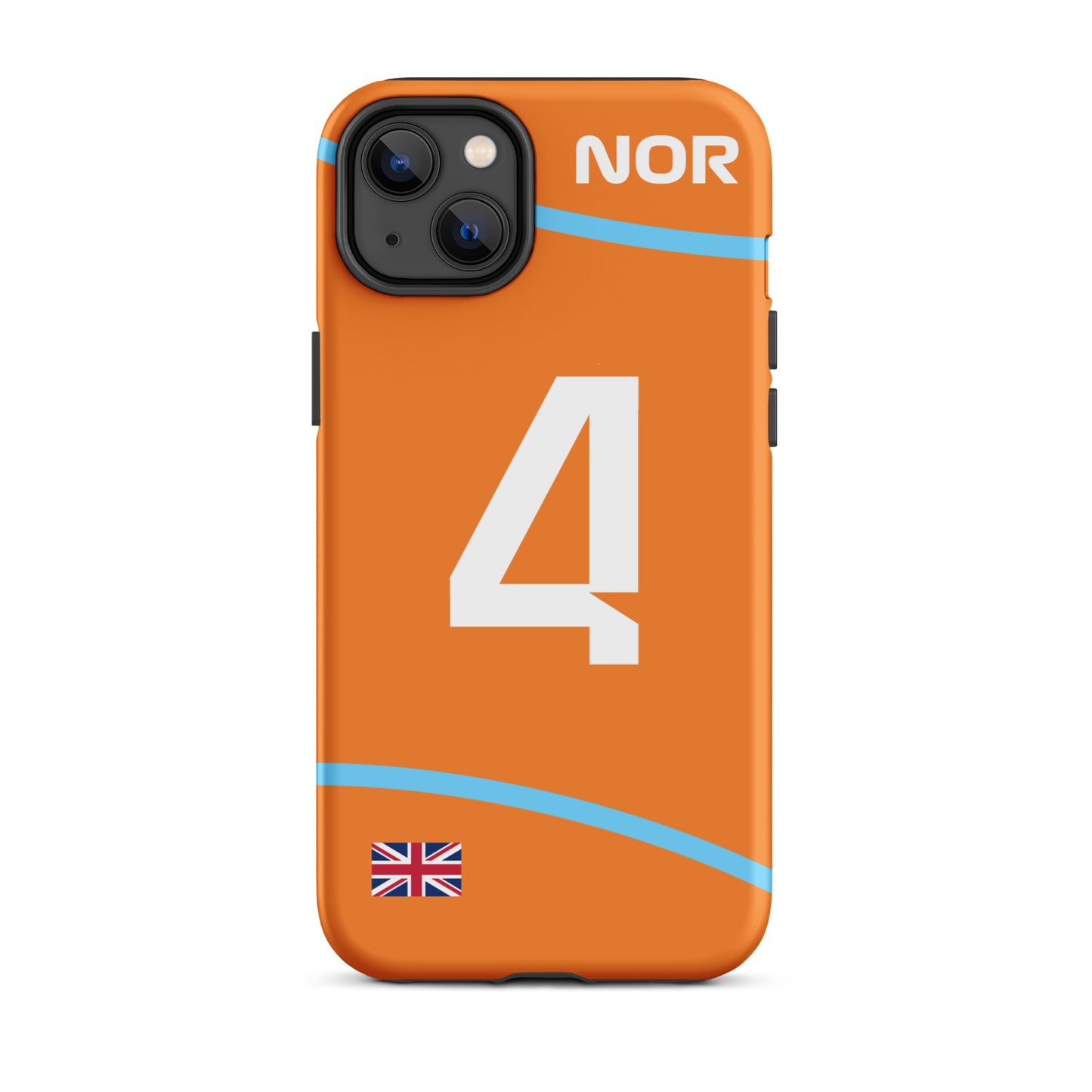 Lando Norris Though iPhone Case 14 plus