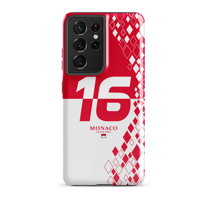 Charles Leclerc 16 Monaco Tough Samsung s21  Case