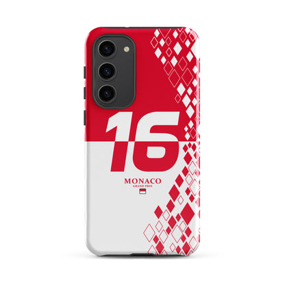 Charles Leclerc 16 Monaco Tough Samsung s23 plus Case