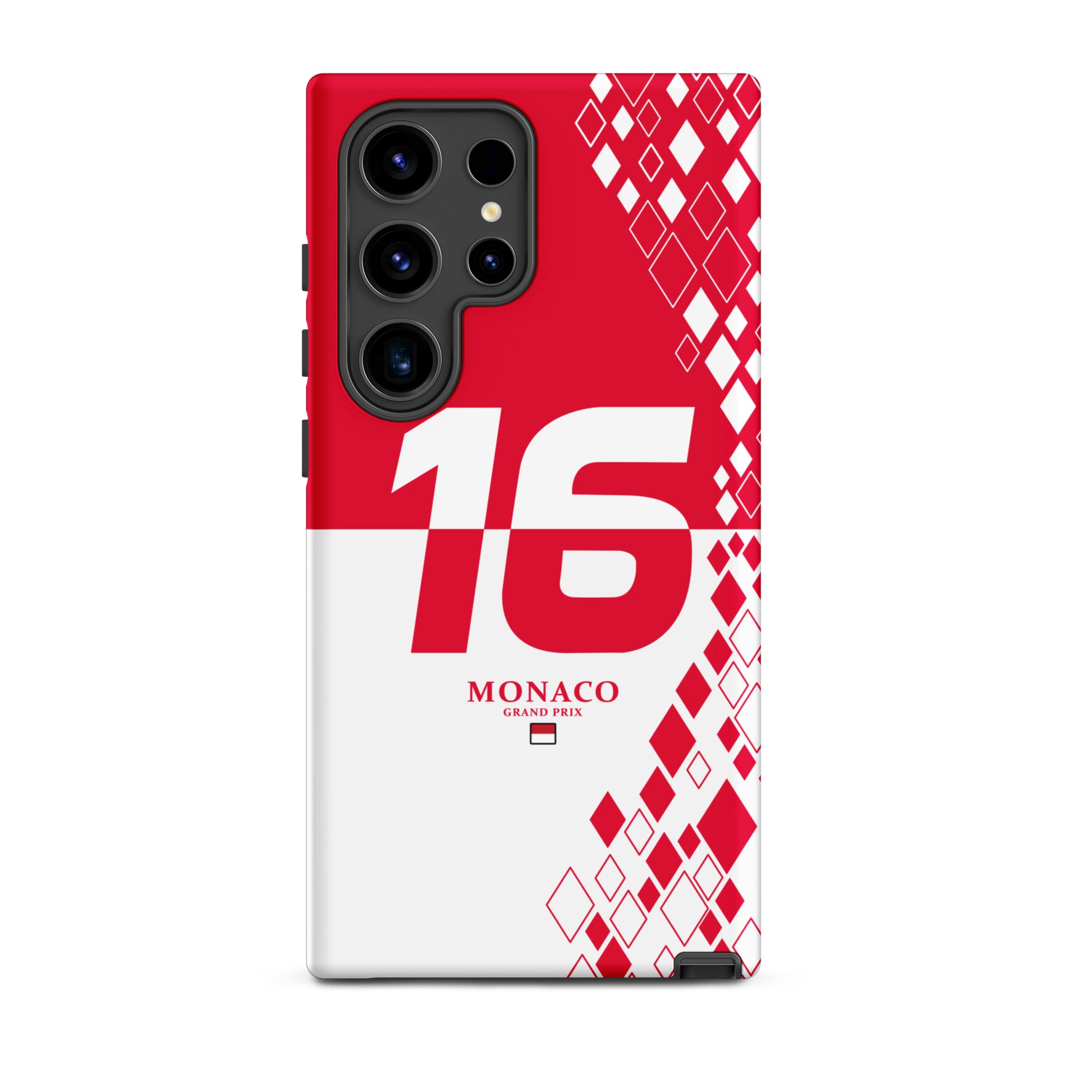 Charles Leclerc 16 Monaco Tough Samsung s24 ultra case