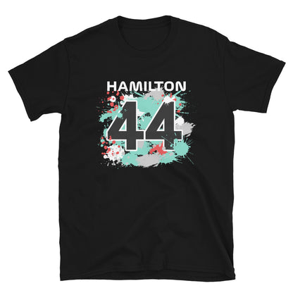 Lewis Hamilton 44 Unisex T-Shirt Black