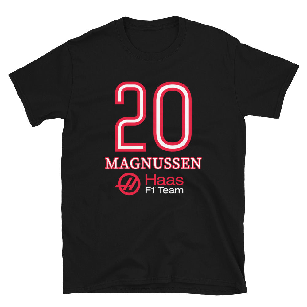 Kevin Magnussen 20 Haas F1 Unisex T-Shirt Black