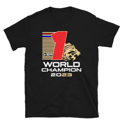 Max Verstappen world champion t-shirt black