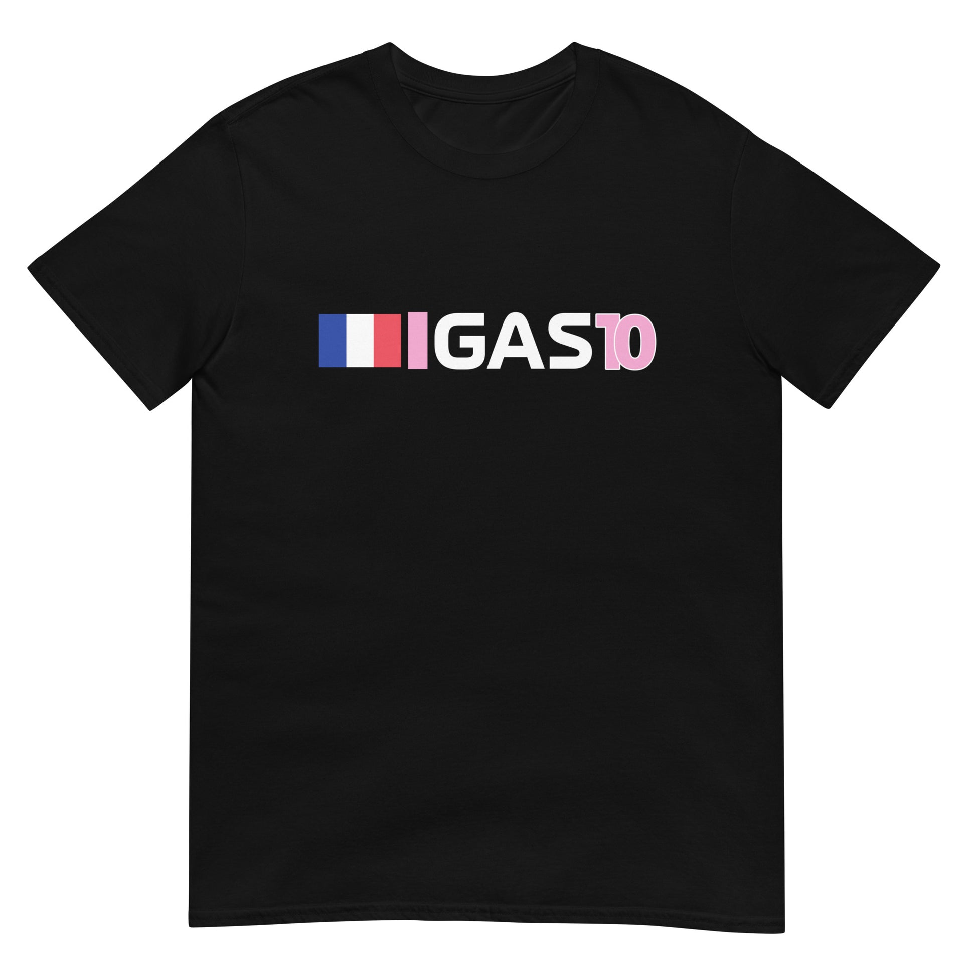 Pierre Gasly French Unisex T-Shirt black