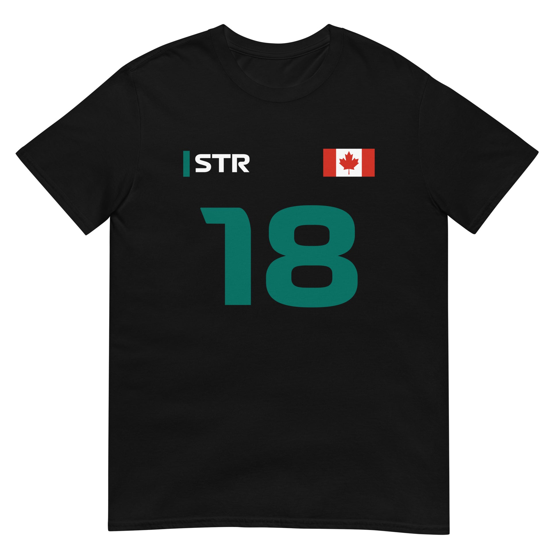 Lance Stroll 18 Aston Martin Unisex T-Shirt black