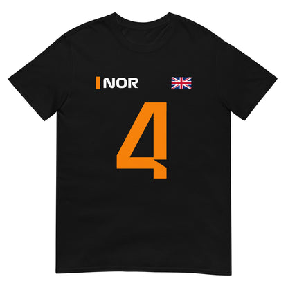 Lando Norris 4 McLaren Unisex T-Shirt black