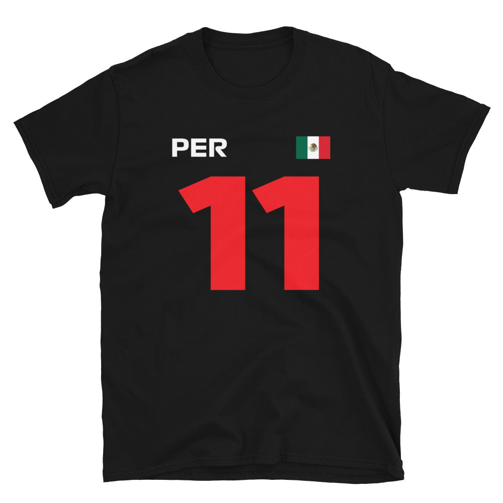 Sergio Pérez 11 Unisex T-Shirt black
