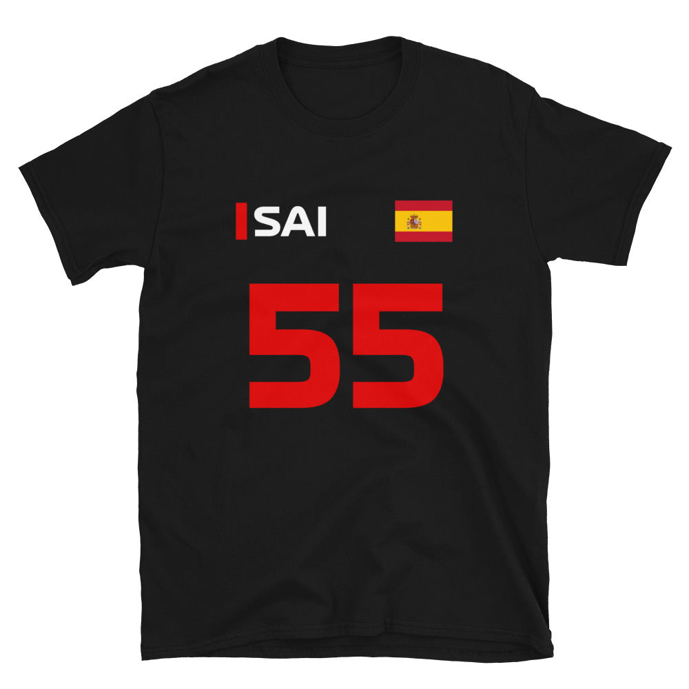 Carlos Sainz 55 Spain T-Shirt black