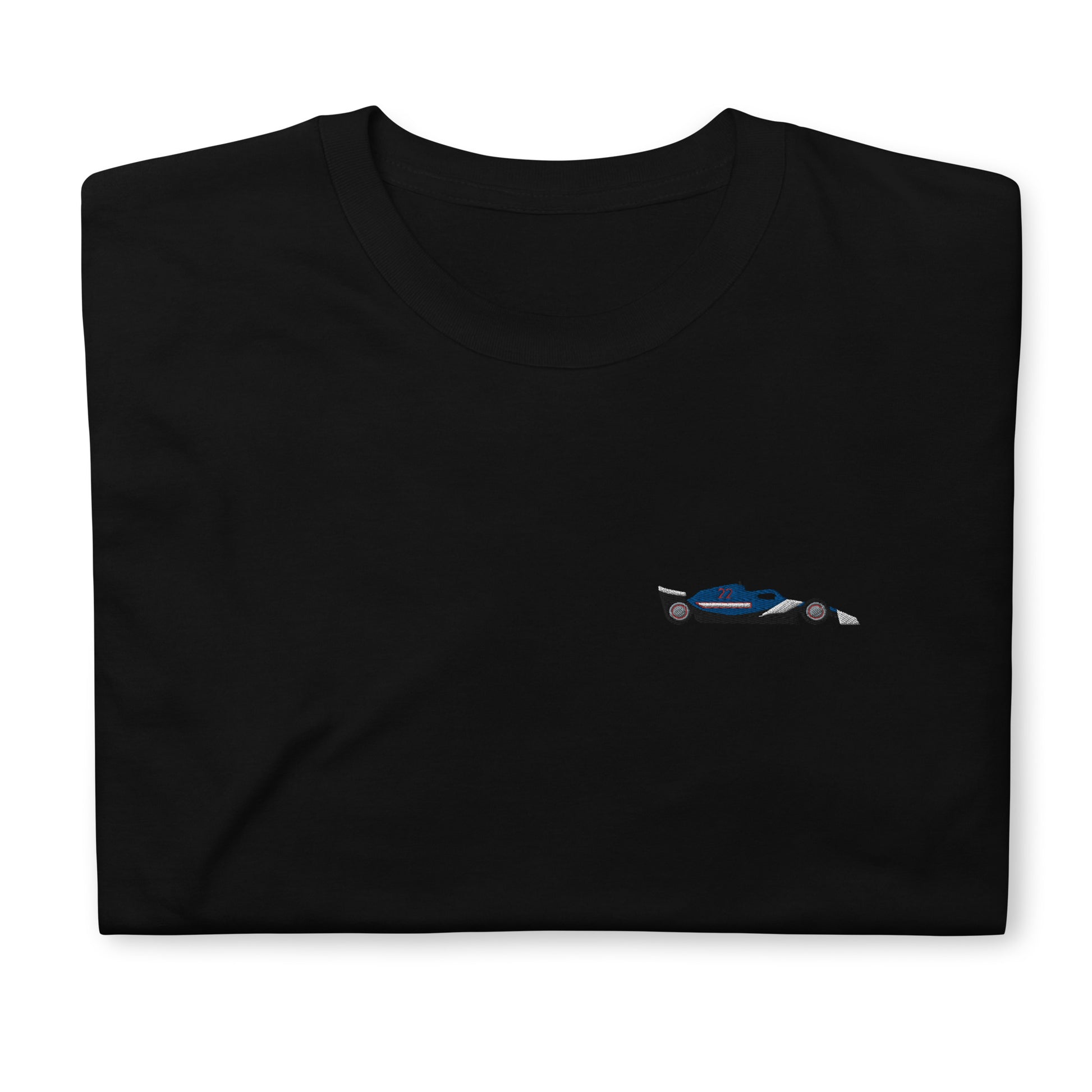 Yuki Tsunoda Embroidered Racing Bulls Car T-Shirt black