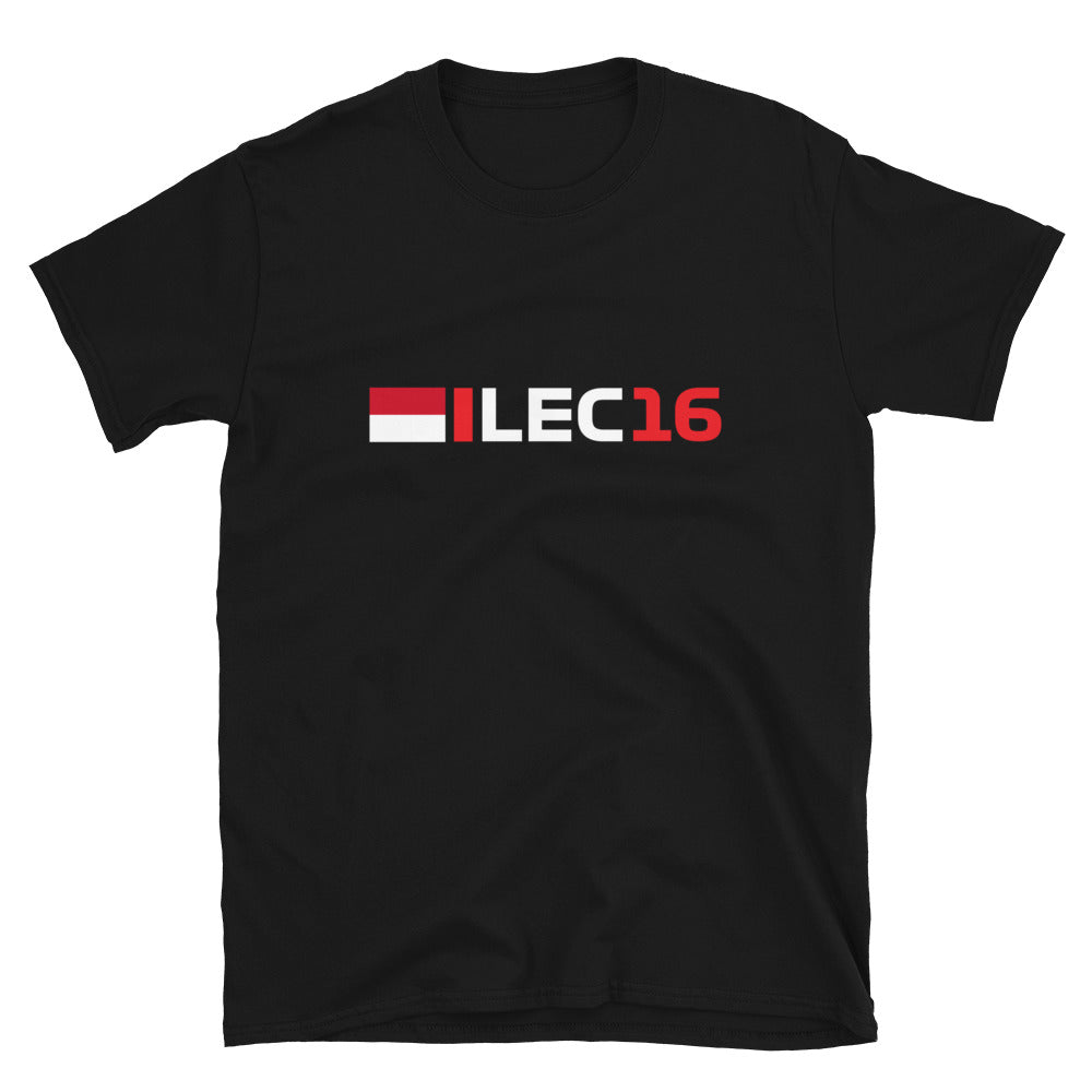 Charles Leclerc 16 Monaco T-Shirt black