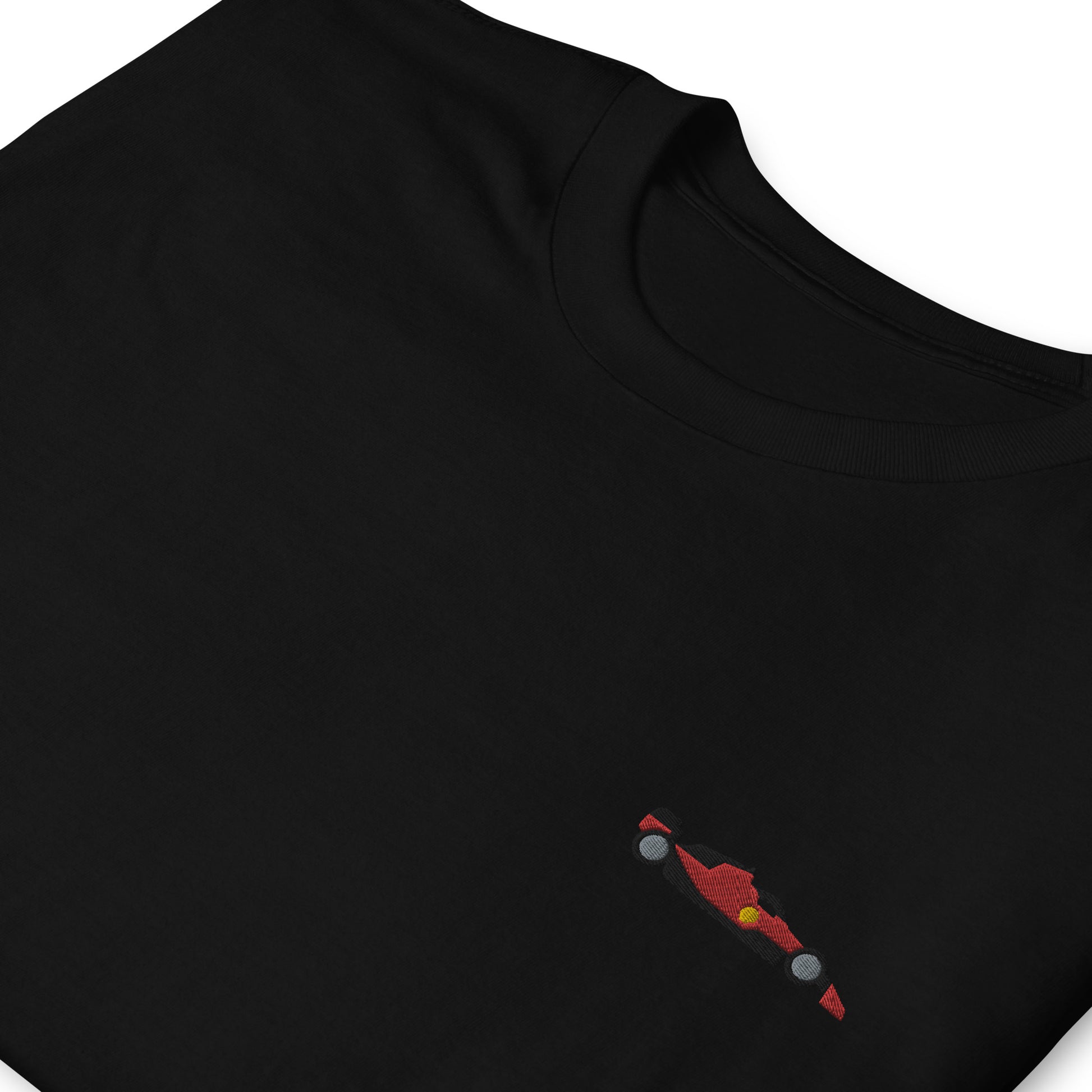 Embroidered Ferrari F1 2023 Car Unisex T-Shirt Black