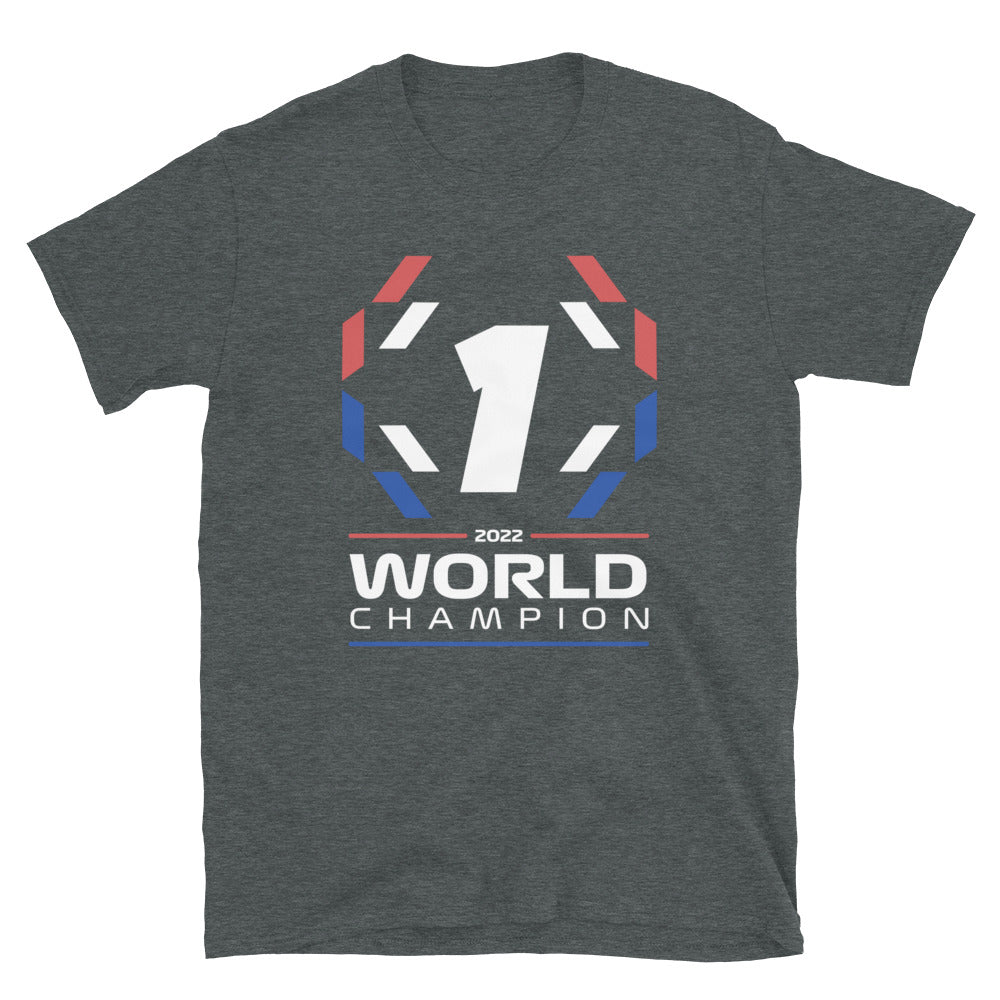 Max Verstappen World Champion 2022 Unisex T-Shirt Dark Heather
