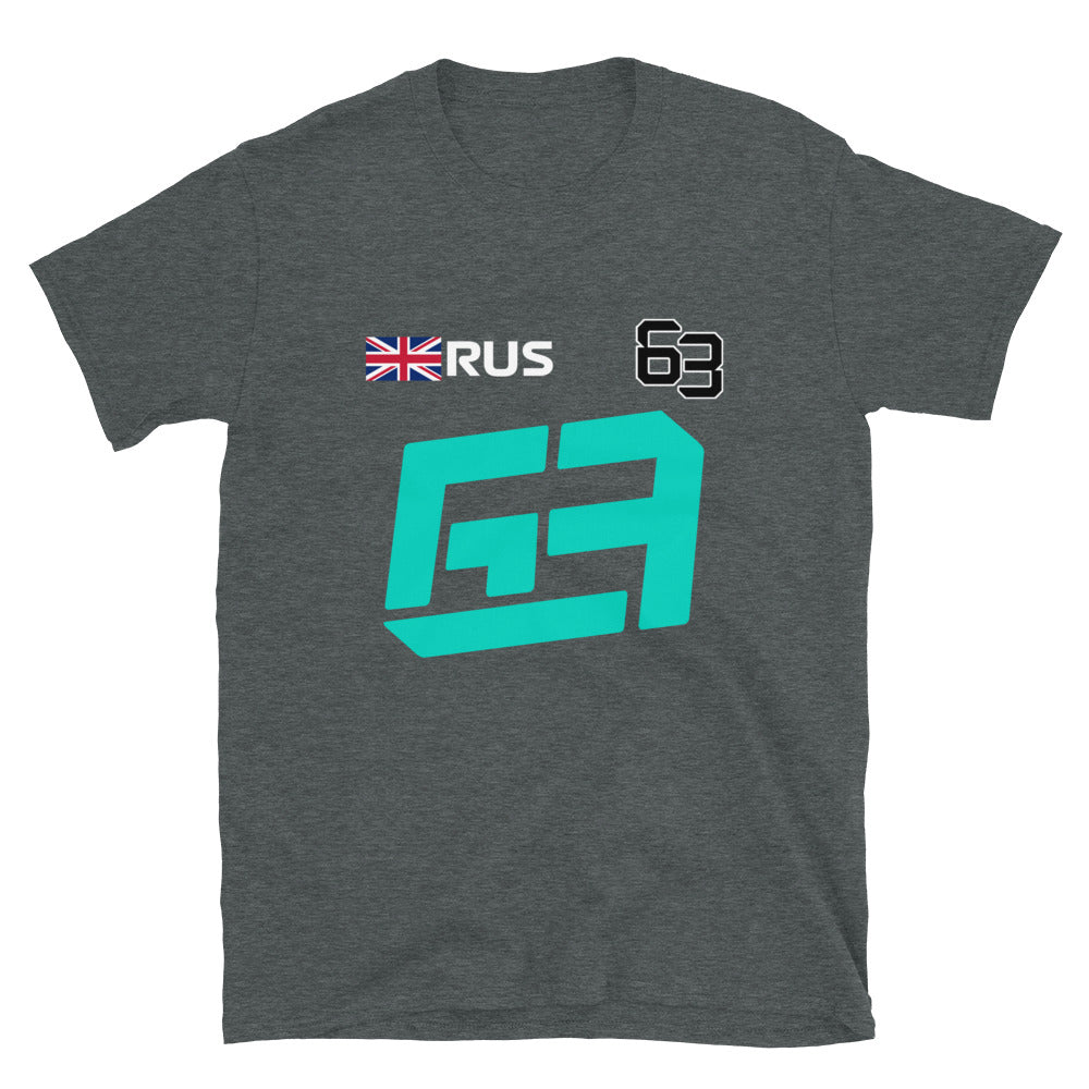 George Russell 63 Unisex T-Shirt Dark Heather