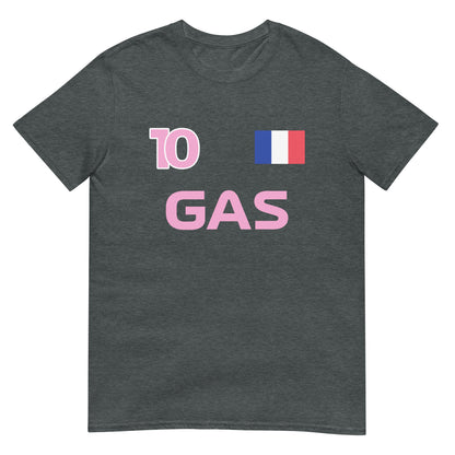 Gasly Alpine Unisex T-Shirt dark heather