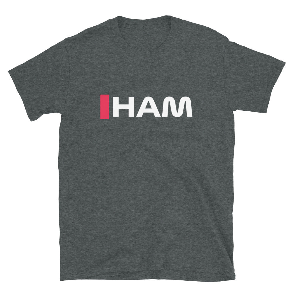 Lewis Hamilton Ferrari Ham T-Shirt dark heather