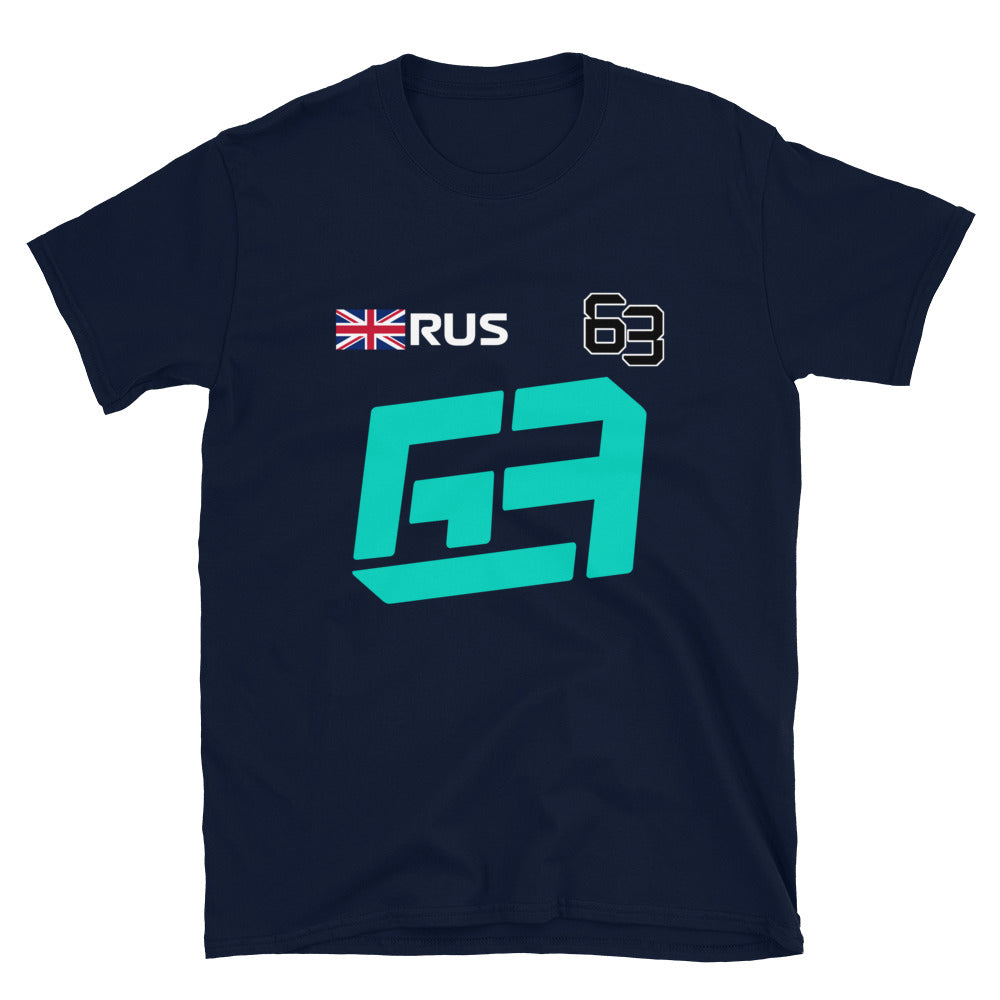 George Russell 63 Unisex T-Shirt Navy