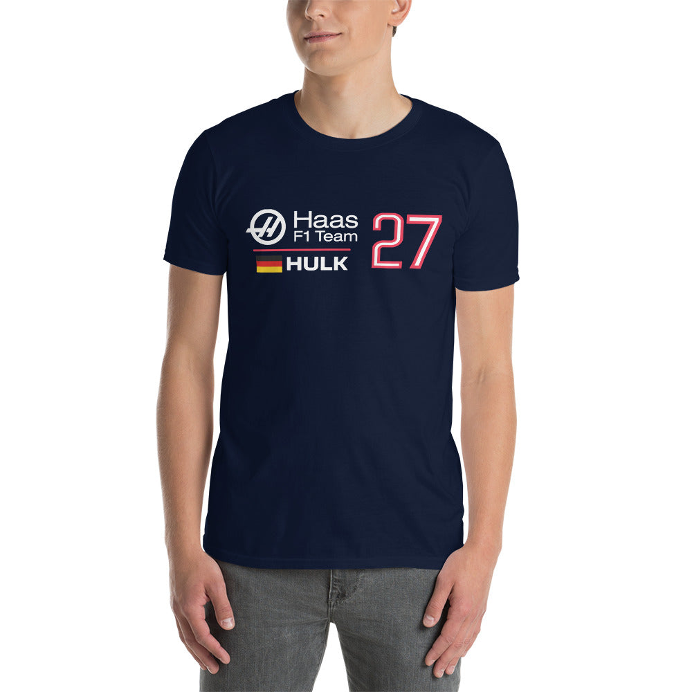 Nico Hulkenberg Haas Unisex T-Shirt Navy